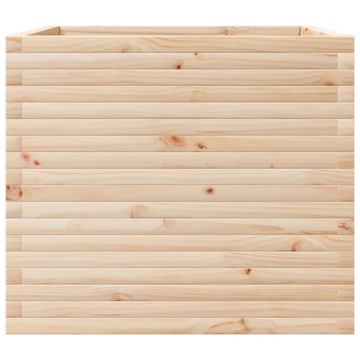 Jardinière 80x80x68,5 cm bois de pin massif – Image 3