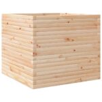 Jardinière 80x80x68,5 cm bois de pin massif – Image 5