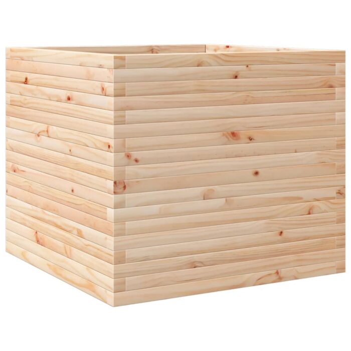 Jardinière 80x80x68,5 cm bois de pin massif – Image 5