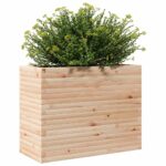 Jardinière 90x40x68,5 cm bois de pin massif – Image 2