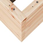Jardinière 90x40x68,5 cm bois de pin massif – Image 6