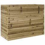 Jardinière 90x40x68,5 cm bois de pin imprégné – Image 5