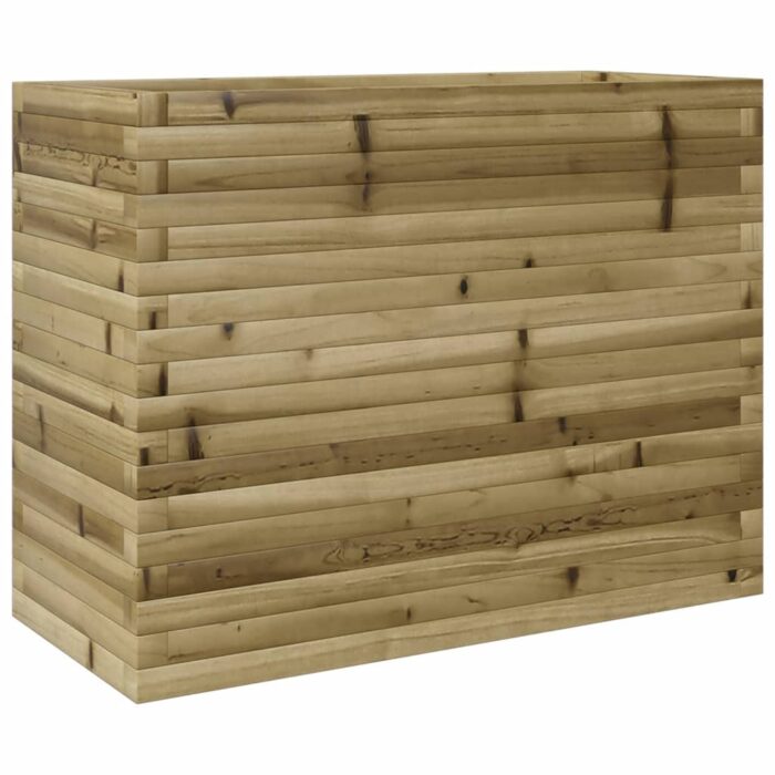 Jardinière 90x40x68,5 cm bois de pin imprégné – Image 5