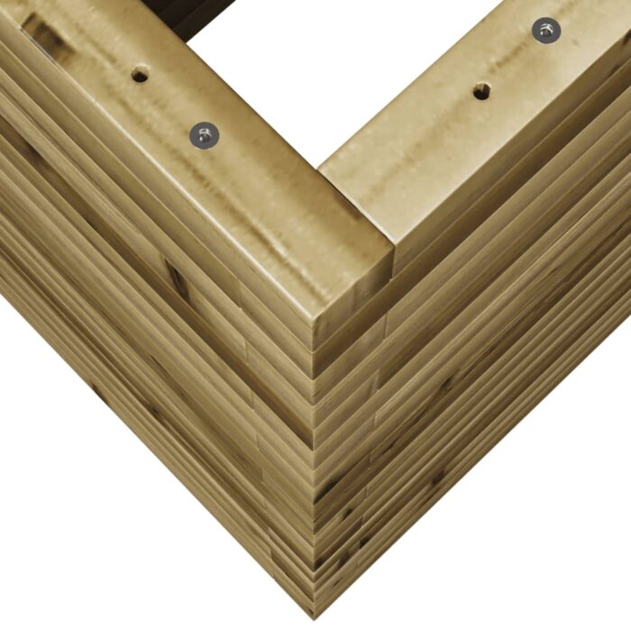 Jardinière 90x40x68,5 cm bois de pin imprégné – Image 6
