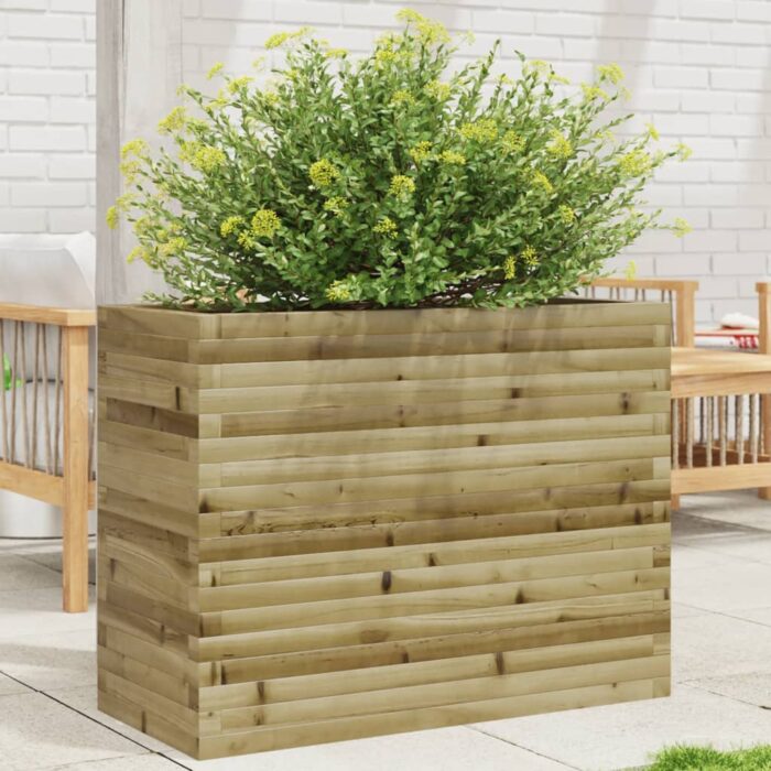 VXL8721102666230_m_en_hd_1.jpg Jardinière 90x40x68,5 cm bois de pin imprégné – Image 1
