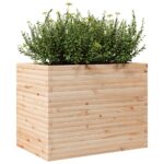 Jardinière 90x60x68,5 cm bois de pin massif – Image 2