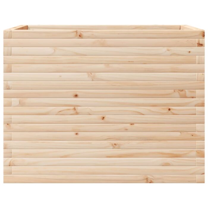 Jardinière 90x60x68,5 cm bois de pin massif – Image 3