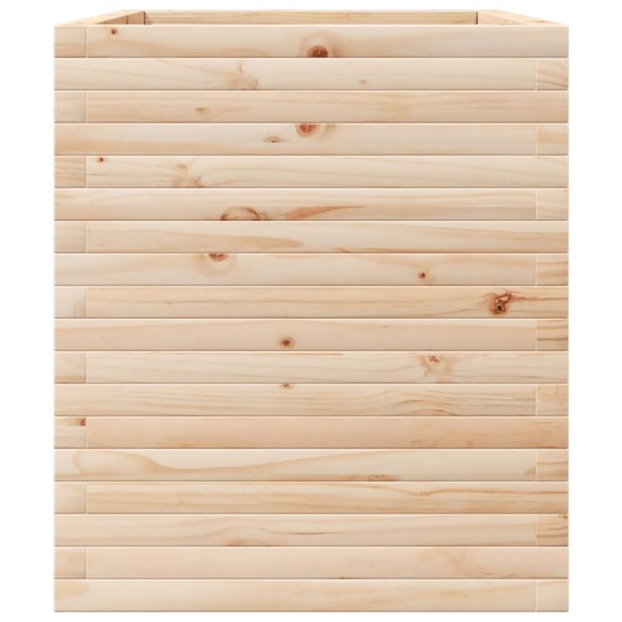 Jardinière 90x60x68,5 cm bois de pin massif – Image 4