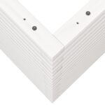 Jardinière blanc 90x60x68,5 cm bois de pin massif – Image 6