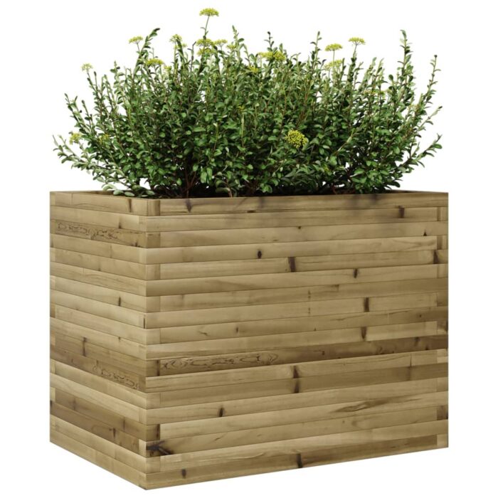 Jardinière 90x60x68,5 cm bois de pin imprégné – Image 2
