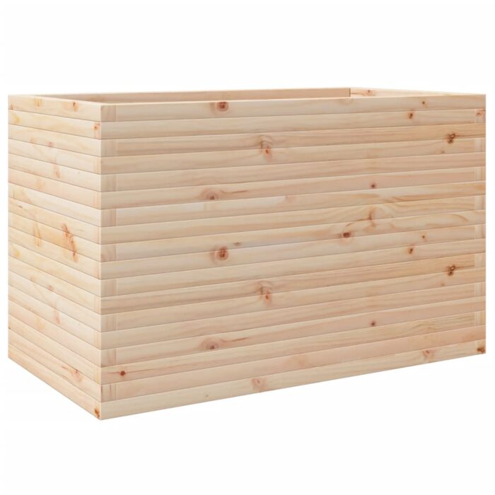 Jardinière 110x60x68,5 cm bois de pin massif – Image 5