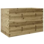 Jardinière 110x60x68,5 cm bois de pin imprégné – Image 5
