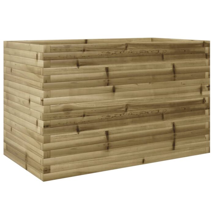 Jardinière 110x60x68,5 cm bois de pin imprégné – Image 5