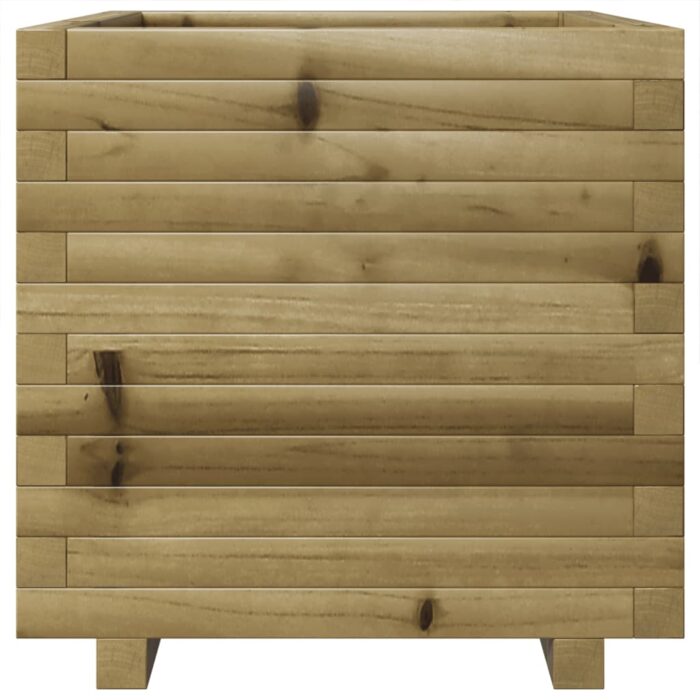 Jardinière 50x50x49,5 cm bois de pin imprégné – Image 3