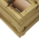 Jardinière 50x50x49,5 cm bois de pin imprégné – Image 6