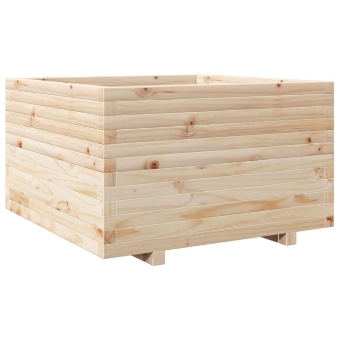 Jardinière 80x80x49,5 cm bois de pin massif – Image 5