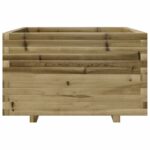 Jardinière 80x80x49,5 cm bois de pin imprégné – Image 3