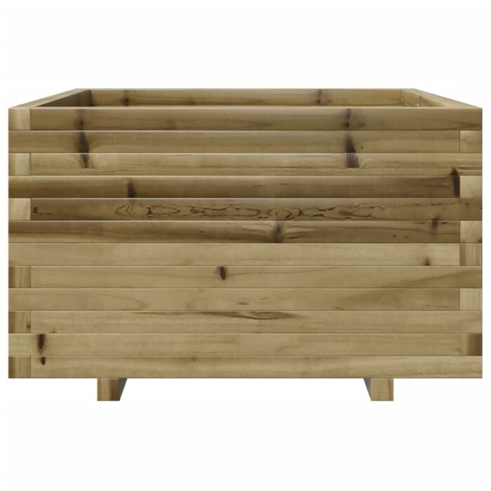 Jardinière 80x80x49,5 cm bois de pin imprégné – Image 3