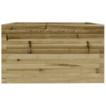 Jardinière 80x80x49,5 cm bois de pin imprégné – Image 4