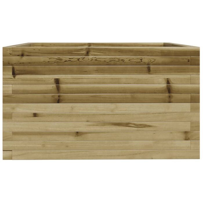 Jardinière 80x80x49,5 cm bois de pin imprégné – Image 4
