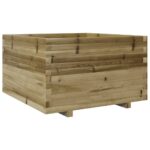 Jardinière 80x80x49,5 cm bois de pin imprégné – Image 5