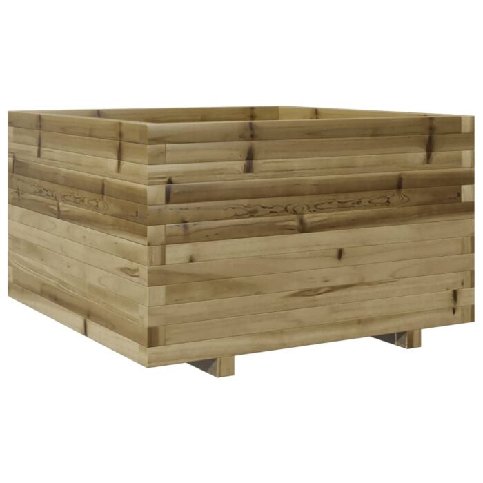 Jardinière 80x80x49,5 cm bois de pin imprégné – Image 5