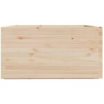 Jardinière 90x90x49,5 cm bois de pin massif – Image 4