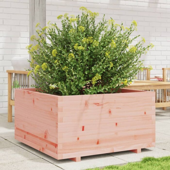 Jardinière 90x90x49,5 cm bois massif de douglas – Image 1