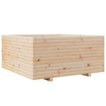 Jardinière 100x100x49,5 cm bois de pin massif – Image 5