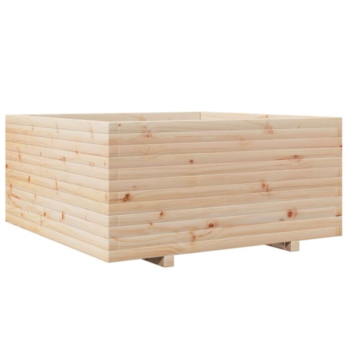 Jardinière 100x100x49,5 cm bois de pin massif – Image 5