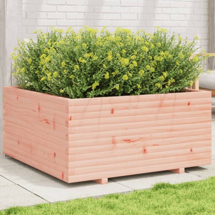 Jardinière 100x100x49,5 cm bois massif de douglas – Image 1
