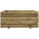 Jardinière 110x110x49,5 cm bois de pin imprégné – Image 3