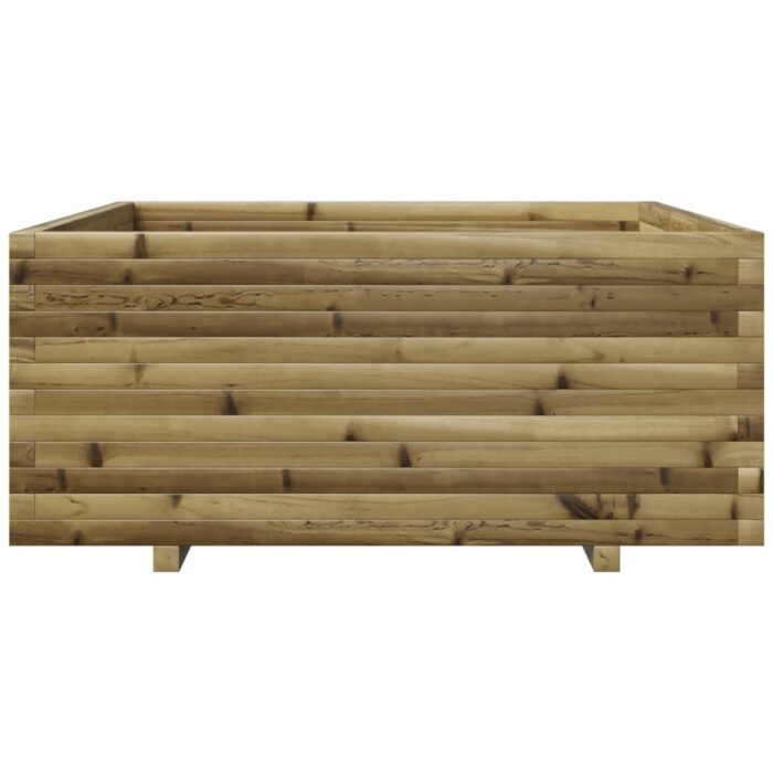 Jardinière 110x110x49,5 cm bois de pin imprégné – Image 3