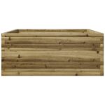 Jardinière 110x110x49,5 cm bois de pin imprégné – Image 4