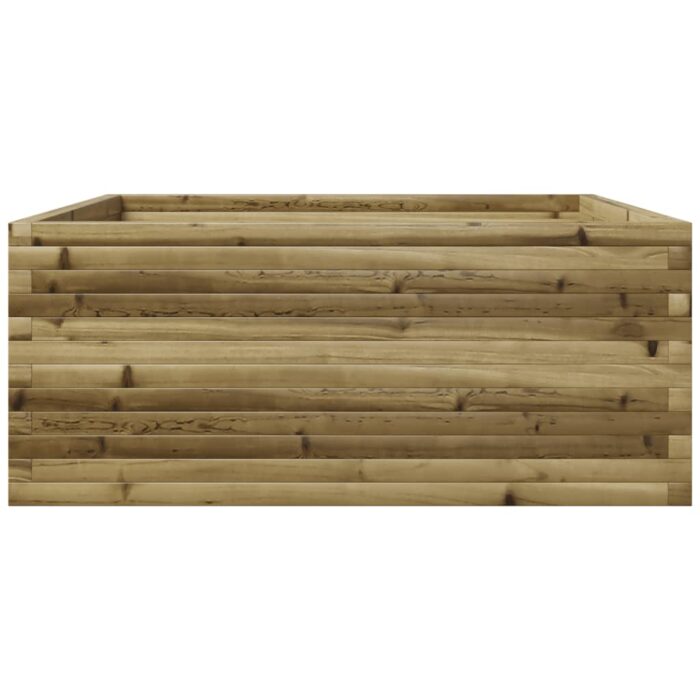 Jardinière 110x110x49,5 cm bois de pin imprégné – Image 4
