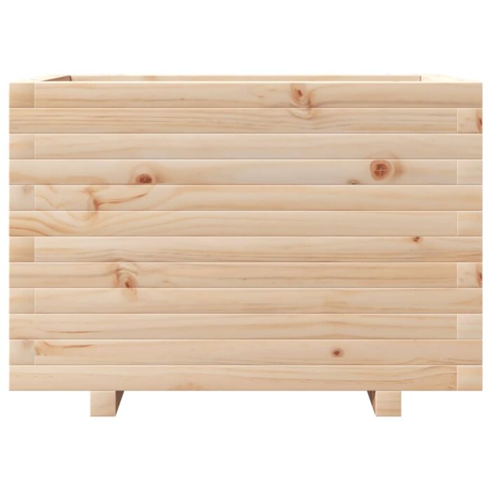 Jardinière 70x40x49,5 cm bois de pin massif – Image 3