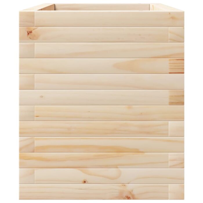 Jardinière 70x40x49,5 cm bois de pin massif – Image 4