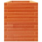 Jardinière cire marron 110x40x49,5 cm bois de pin massif – Image 4