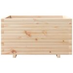 Jardinière 90x60x49,5 cm bois de pin massif – Image 3