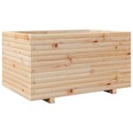 Jardinière 90x60x49,5 cm bois de pin massif – Image 5