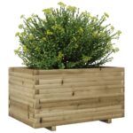 Jardinière 90x60x49,5 cm bois de pin imprégné – Image 2
