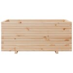 Jardinière 110x60x49,5 cm bois de pin massif – Image 3