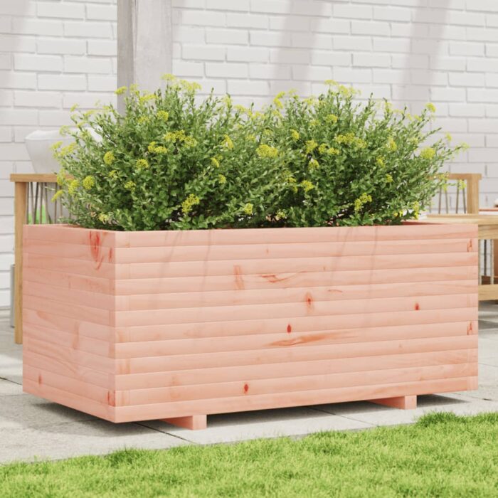 Jardinière 110x60x49,5 cm bois massif de douglas – Image 1