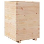 Jardinière 50x50x72,5 cm bois de pin massif – Image 5