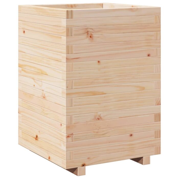 Jardinière 50x50x72,5 cm bois de pin massif – Image 5