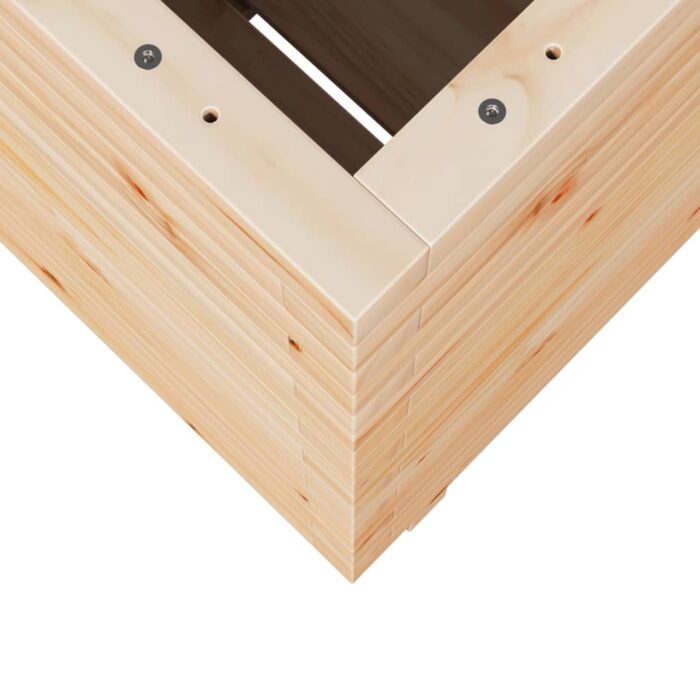 Jardinière 50x50x72,5 cm bois de pin massif – Image 6