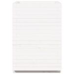 Jardinière blanc 50x50x72,5 cm bois de pin massif – Image 4
