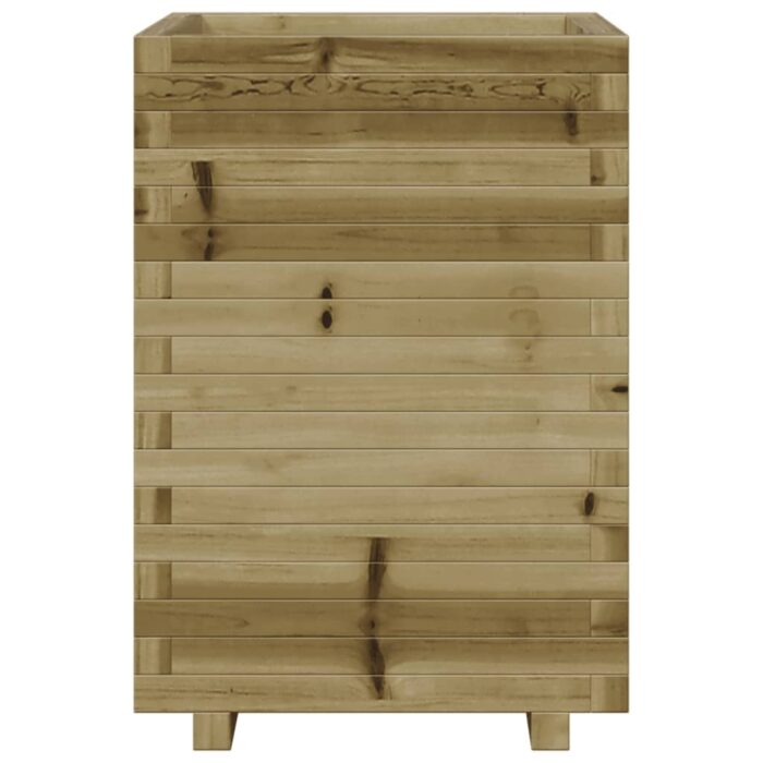 Jardinière 50x50x72,5 cm bois de pin imprégné – Image 3