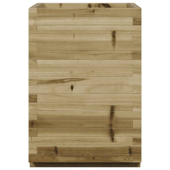 Jardinière 50x50x72,5 cm bois de pin imprégné – Image 4