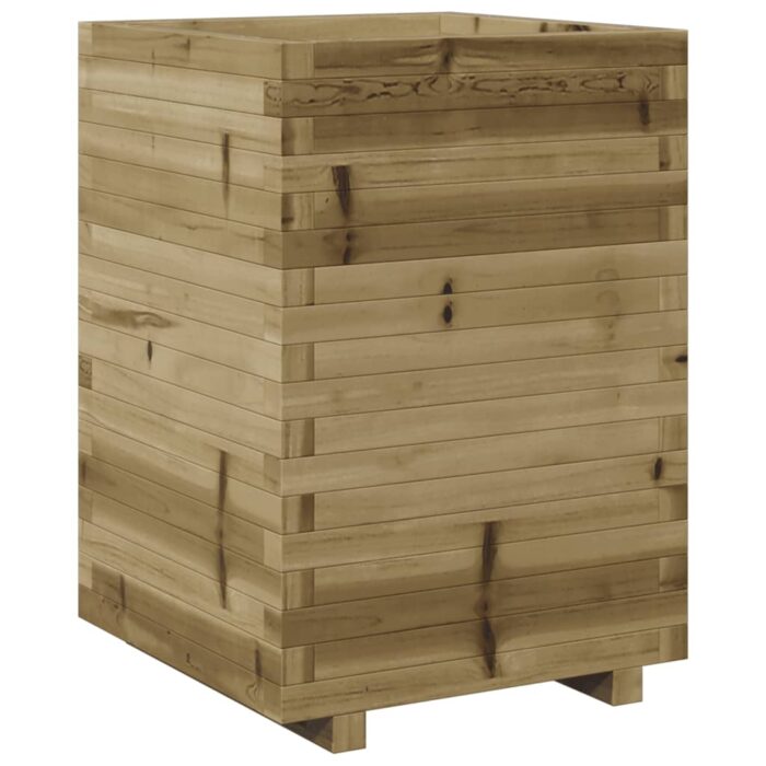 Jardinière 50x50x72,5 cm bois de pin imprégné – Image 5